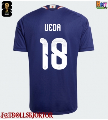 Japan Ayase Ueda #18 Hemmatröja VM 2026 Kortärmad